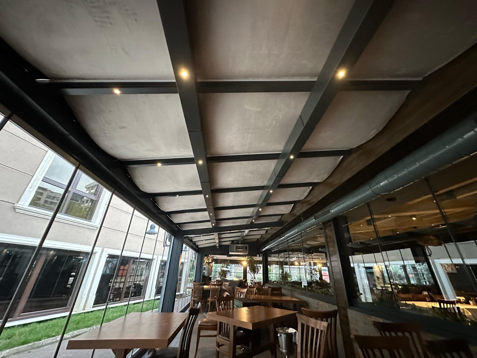 Akustik pergola uygulaması 5